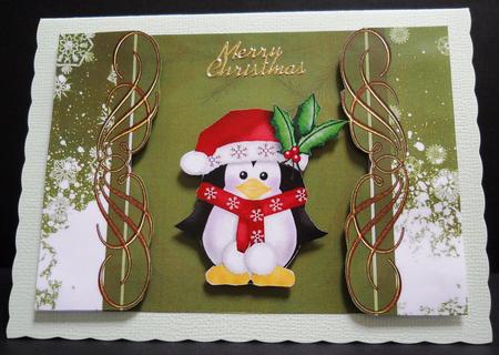 Gold and Soft Green Christmas Background 1 by Yvonne Middleton