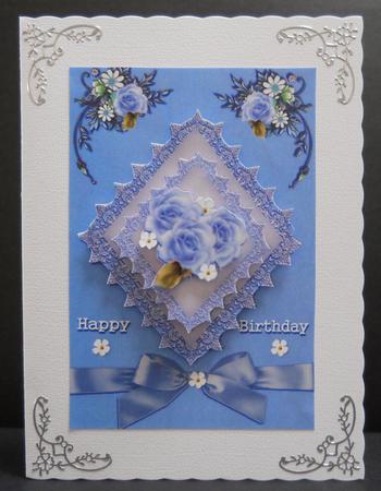Blue Roses by Yvonne Middleton