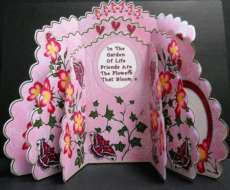 Triple Layer Gatefold - Garden of Life by Yvonne Middleton