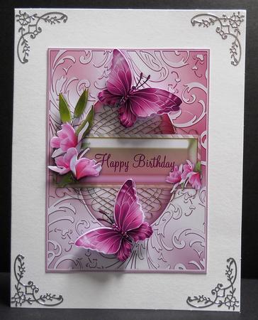 Happy Birthday Magnolia and Flutters by Yvonne Middleton