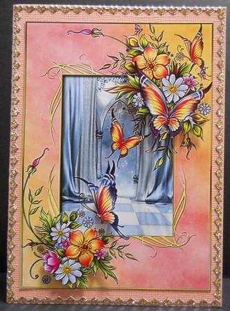 Pretty Flowers & Butterflies + Decoupage by Yvonne Middleton
