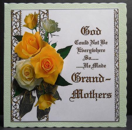 God Made Grandmothers by Yvonne Middleton