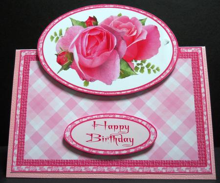 Pink Roses Over the Edge- Daughter by Yvonne Middleton