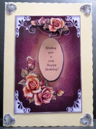 Romantique Roses & Diamonds Topper 1 by Yvonne Middleton