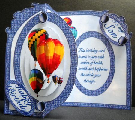 Mini Kit Hotair Balloons Fold Back by Yvonne Middleton