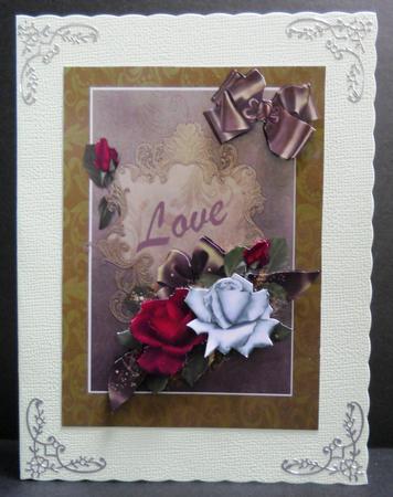 Beautiful December Roses by Yvonne Middleton