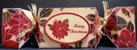 3D Christmas Cracker Box by Yvonne Middleton