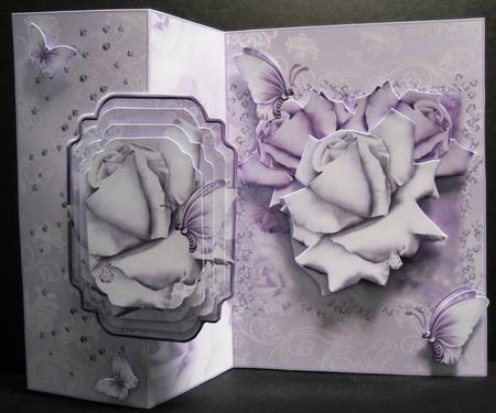 Diamond Anniversary, Wedding Day, Anniversary No Holes Fold by Yvonne Middleton