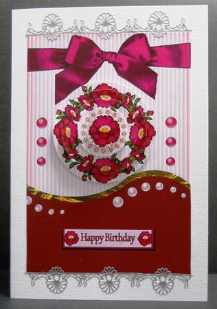 Pink Pearls and Roses by Yvonne Middleton
