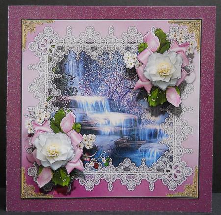 Waterfall Card Great for Any Female Occasion by Yvonne Middleton