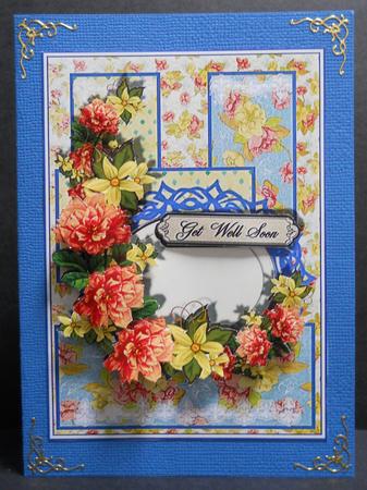 Female Floral Card by Yvonne Middleton