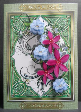 Frangipani Lead Light Female Card for Any Occasion by Yvonne Middleton