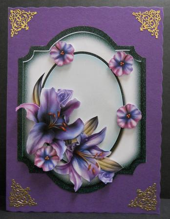 Elegant Blank Double Frame Layer 9 by Yvonne Middleton