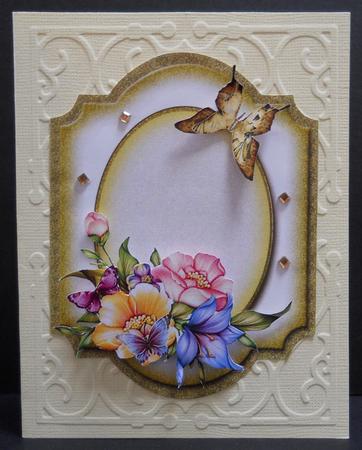 Elegant Blank Double Frame Layer 8 by Yvonne Middleton