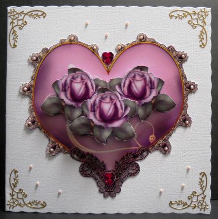 Hearts and Roses by Yvonne Middleton