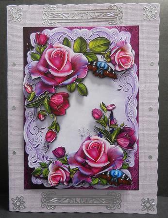 Rose Romantica Topper & Plaque by Yvonne Middleton