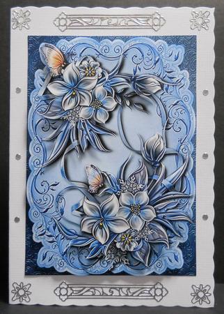 Wynter Florals Topper & Plaque by Yvonne Middleton