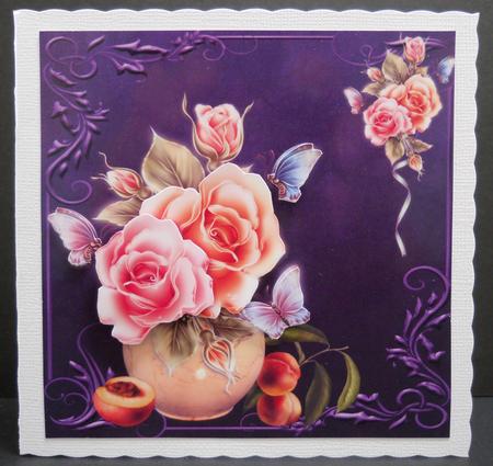 Peaches and Roses by Yvonne Middleton
