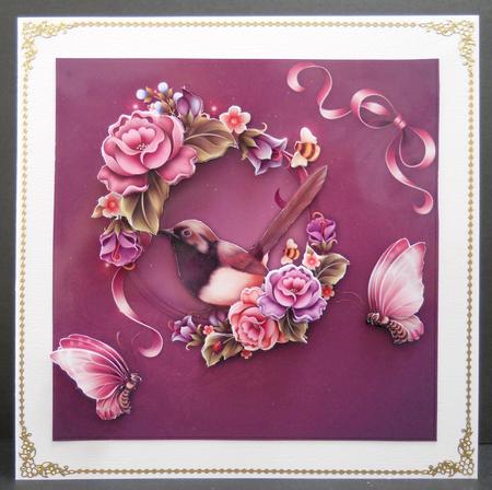 Enchanted Garden 8" Square Card Mini-kit by Yvonne Middleton