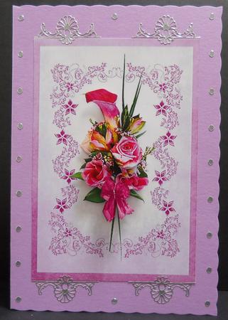 Calla Lily and Roses Bouquet by Yvonne Middleton