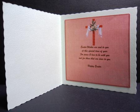 Easter Wishes 8x8ins Card Making Insert by Yvonne Middleton