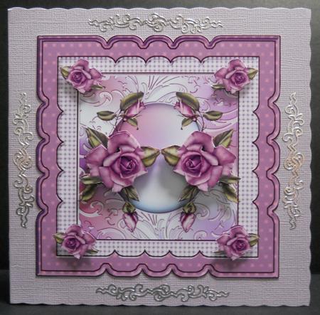 Scallop Heritage Roses by Yvonne Middleton