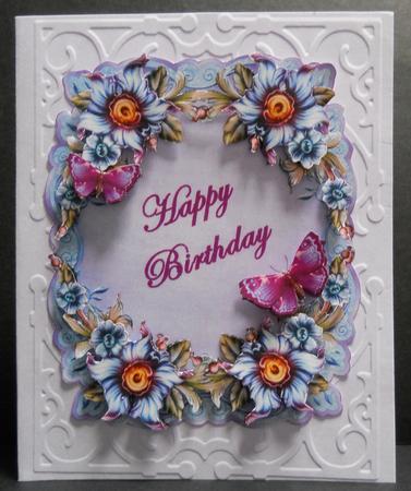 Flowers and Butterflies 2 by Yvonne Middleton