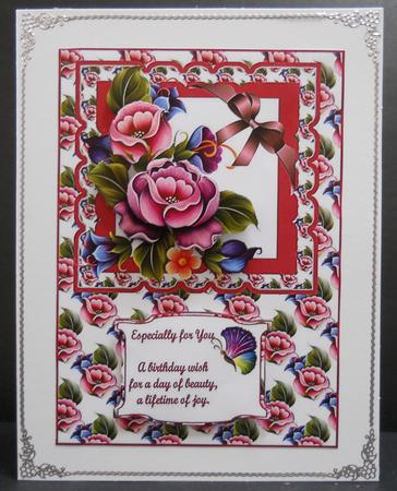 A Floral Tribute Birthday by Yvonne Middleton