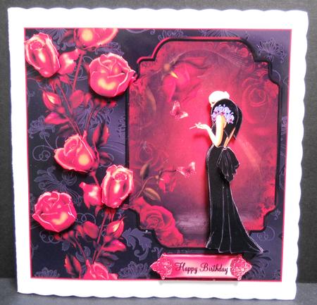 Dramatic Art Deco Lady in Black by Yvonne Middleton