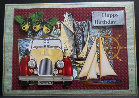 Vintage Male Card by Yvonne Middleton