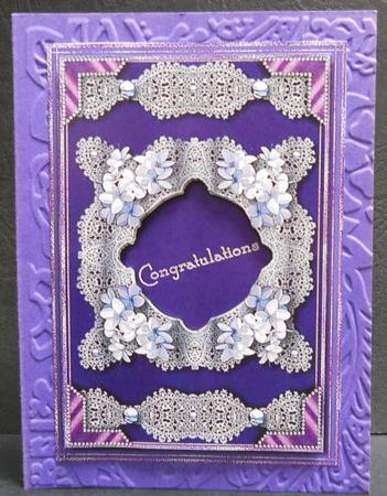 Romantic Lace Card Toppers by Yvonne Middleton