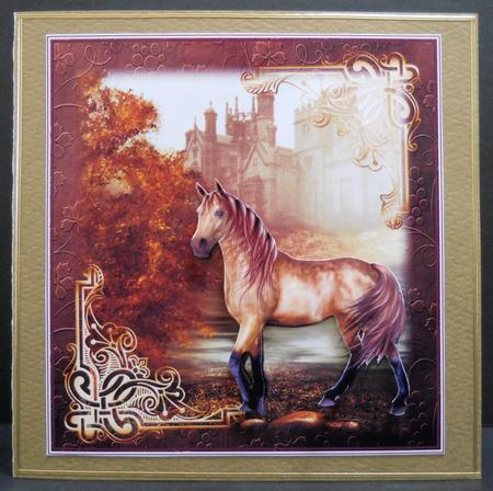 Picturesque Horse by the River by Yvonne Middleton