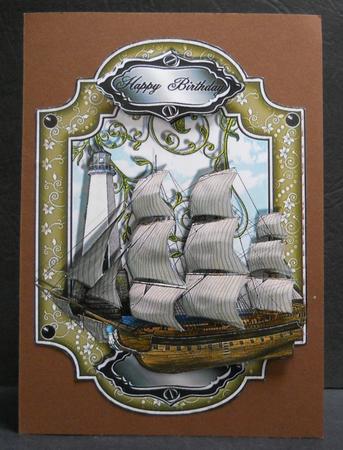 Male Birthday Card or Other Occasion by Yvonne Middleton