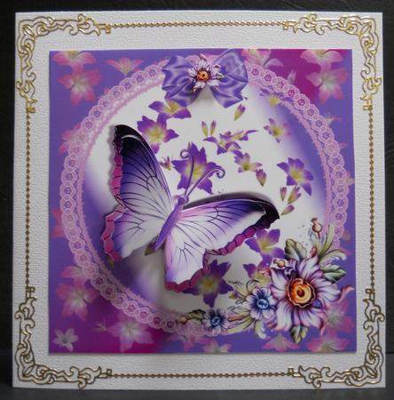Fantasy Flutter 8x8 by Yvonne Middleton