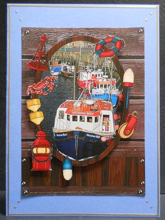 Against the Harbour Wall by Yvonne Middleton