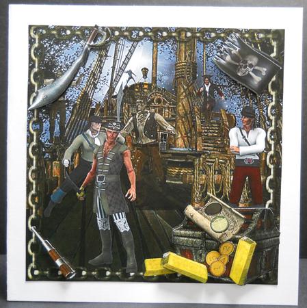 The Deck of a Pirate Ship by Yvonne Middleton