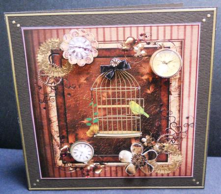 Steampunk Style Bird Cage Topper by Yvonne Middleton