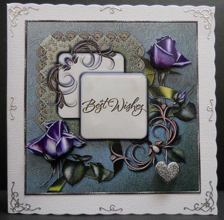 No Regrets Card Topper 2 by Yvonne Middleton