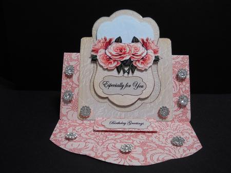 Vintage Roses Scallop Over the Top by Yvonne Middleton
