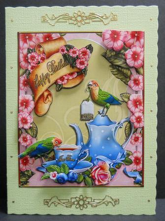 Tea Garden Floral by Yvonne Middleton