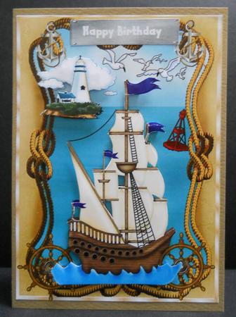 Land Ahoy on the Horizanl by Yvonne Middleton