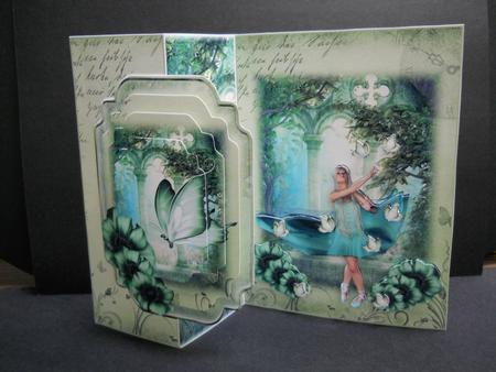 The Butterfly Collector No Holes Fold Card Card Kit by Yvonne Middleton