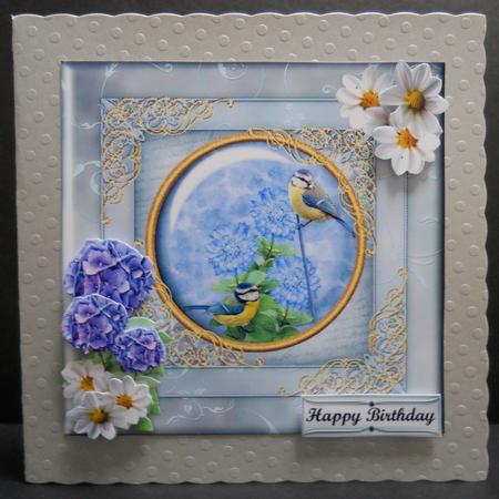 Song Birds and Flowers with Decoupage by Yvonne Middleton