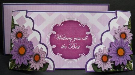 Lilac Daisy All the Best Fancy Lattice 3D Card Kit by Yvonne Middleton