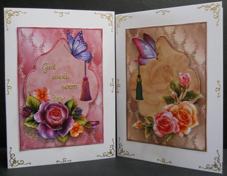 Floral Rose Toppers by Yvonne Middleton