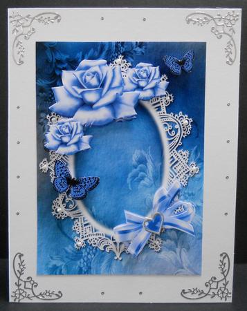 Beautiful Blue Roses by Yvonne Middleton