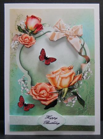 Beautiful Peach & Red Rose's by Yvonne Middleton