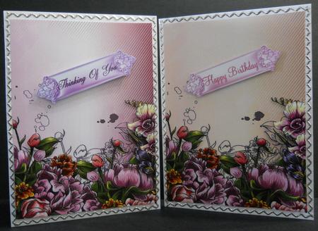 Floral Delights Backing Sheets by Yvonne Middleton
