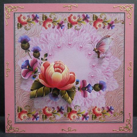Passion Roses 8x8 by Yvonne Middleton