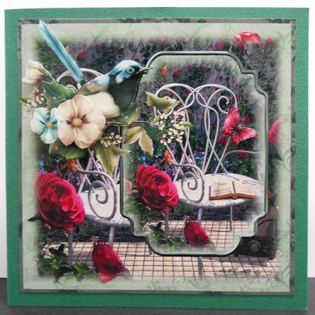 The Novel 8x8 Card Topper by Yvonne Middleton